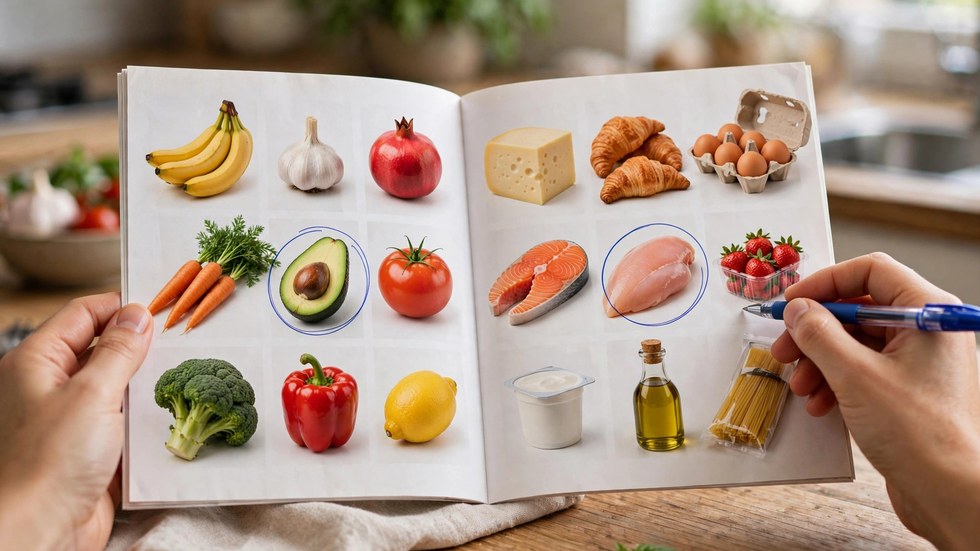 Planning coles half price specials meal prep with the weekly catalogue and a shopping list