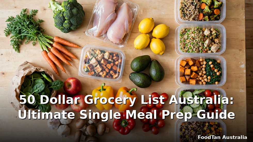 50 Dollar Grocery List Australia: Ultimate Single Meal Prep Guide