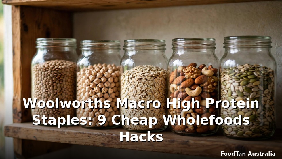 Woolworths Macro High Protein Staples: 9 Cheap Wholefoods Hacks