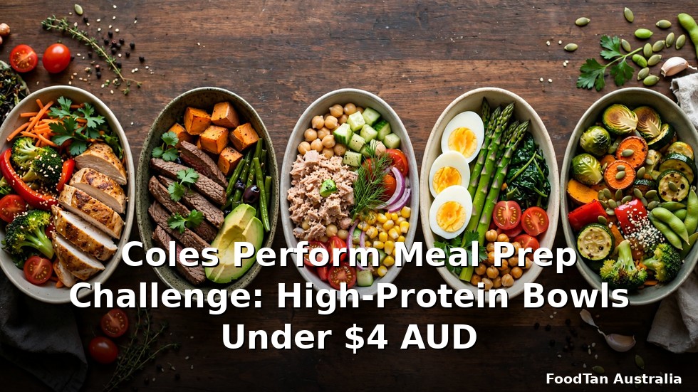 Coles Perform Meal Prep Challenge: High-Protein Bowls Under $4 AUD