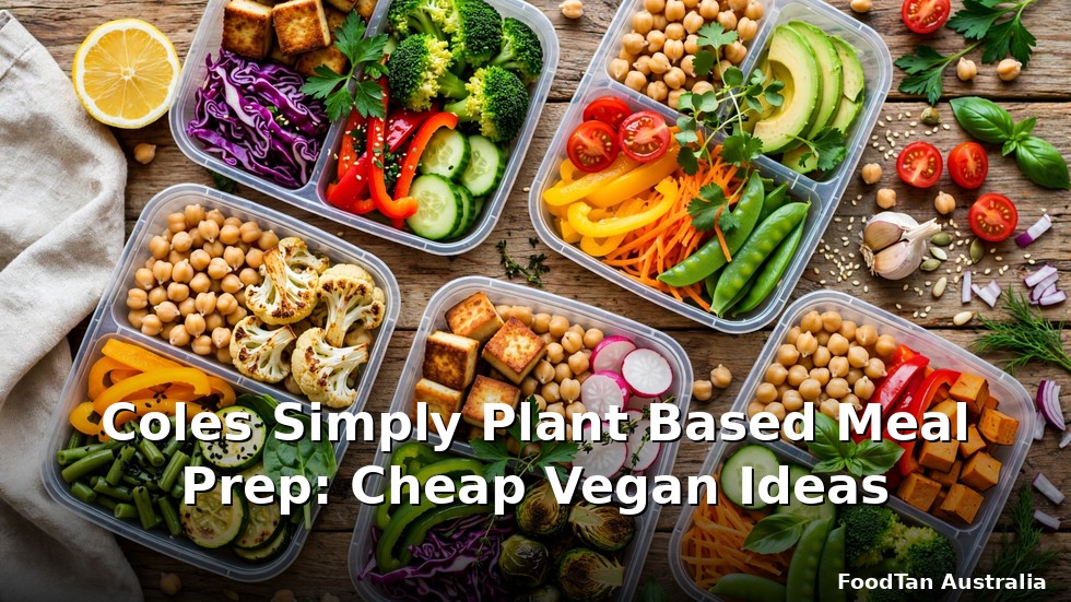 Coles Simply Plant Based Meal Prep: Cheap Vegan Ideas