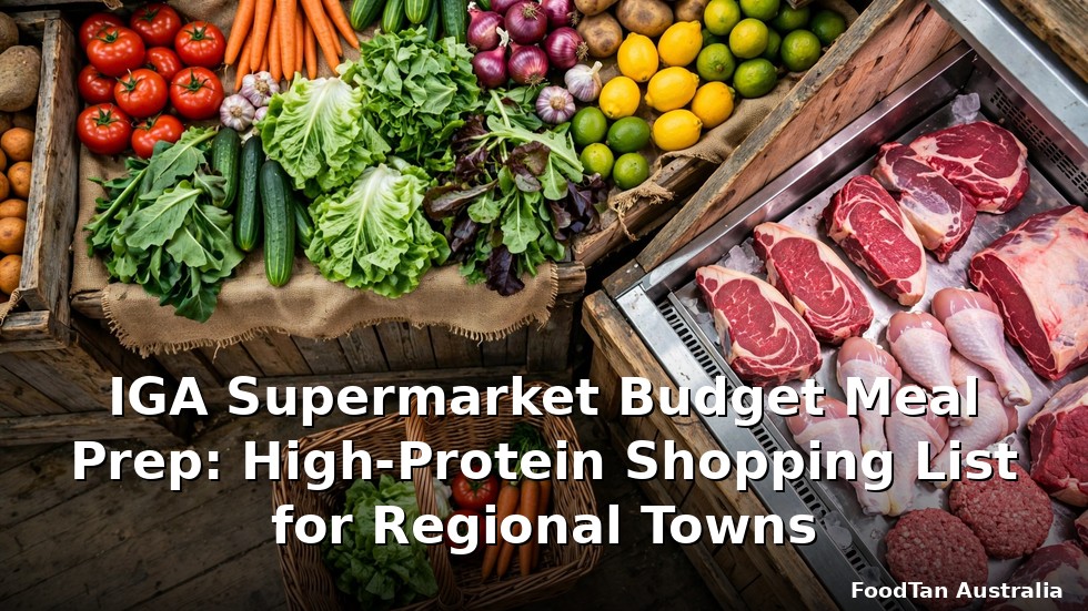 IGA Supermarket Budget Meal Prep: High-Protein Shopping List for Regional Towns