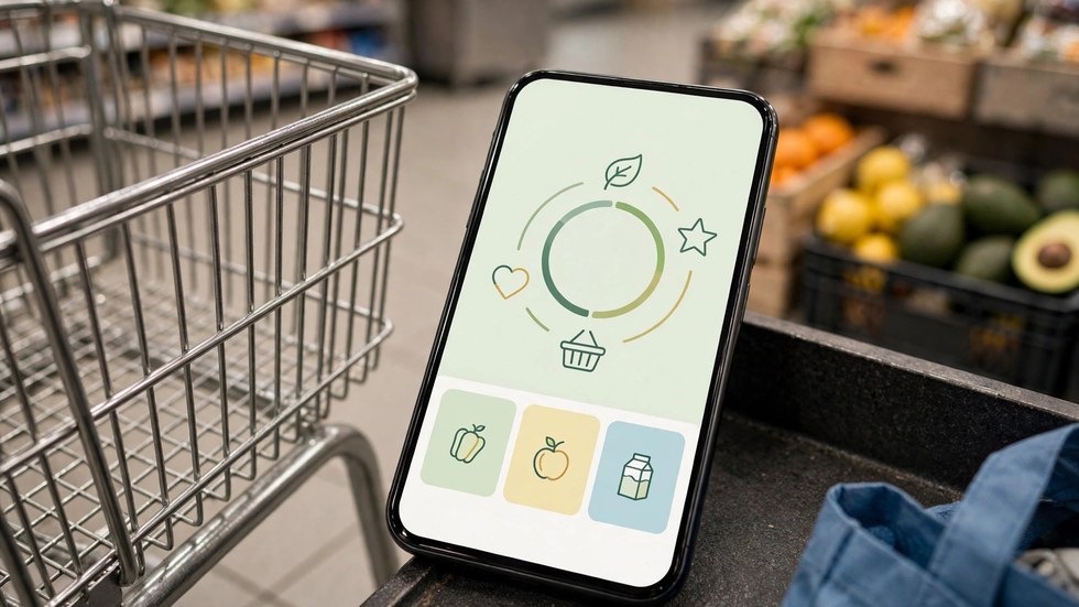 Using a supermarket rewards app on a phone for everyday rewards flybuys grocery hacks