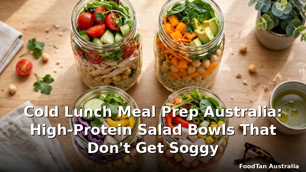 Cold Lunch Meal Prep Australia: High-Protein Salad Bowls That Don't Get Soggy