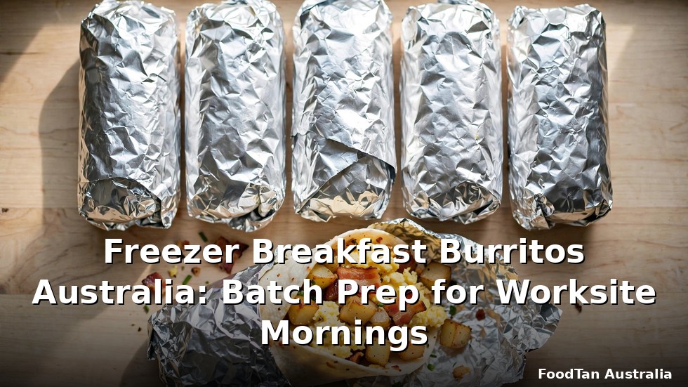 Freezer Breakfast Burritos Australia: Batch Prep for Worksite Mornings