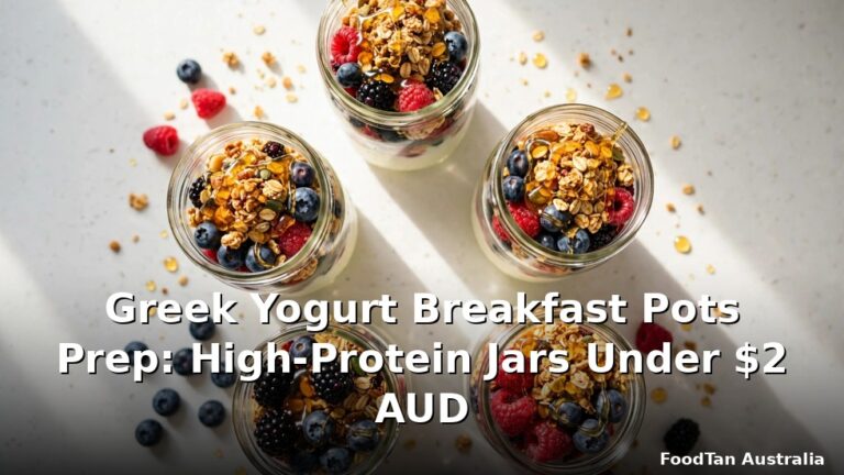 Greek Yogurt Breakfast Pots Prep: High-Protein Jars Under $2 AUD