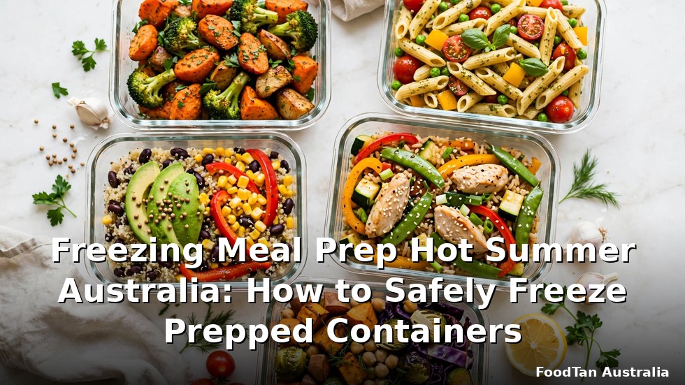 Freezing Meal Prep Hot Summer Australia: How to Safely Freeze Prepped Containers