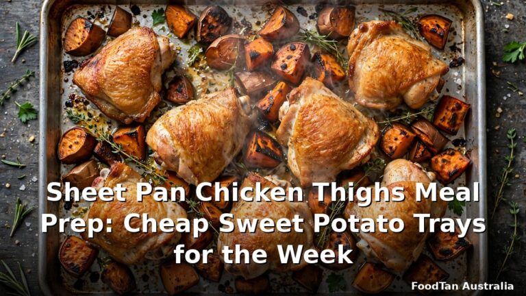 Sheet Pan Chicken Thighs Meal Prep: Cheap Sweet Potato Trays for the Week