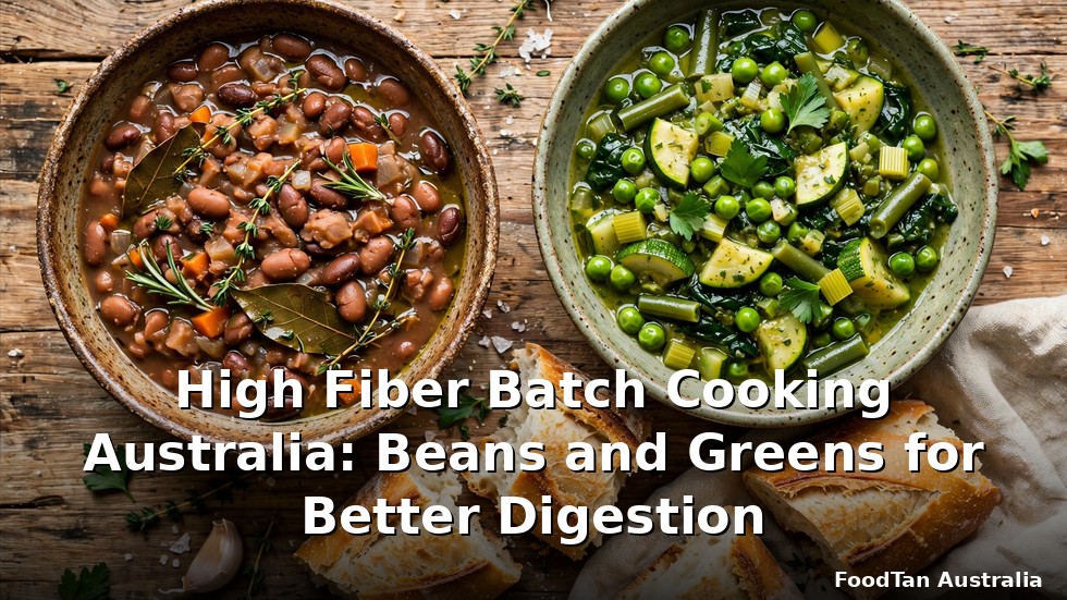 High Fiber Batch Cooking Australia: Beans and Greens for Better Digestion