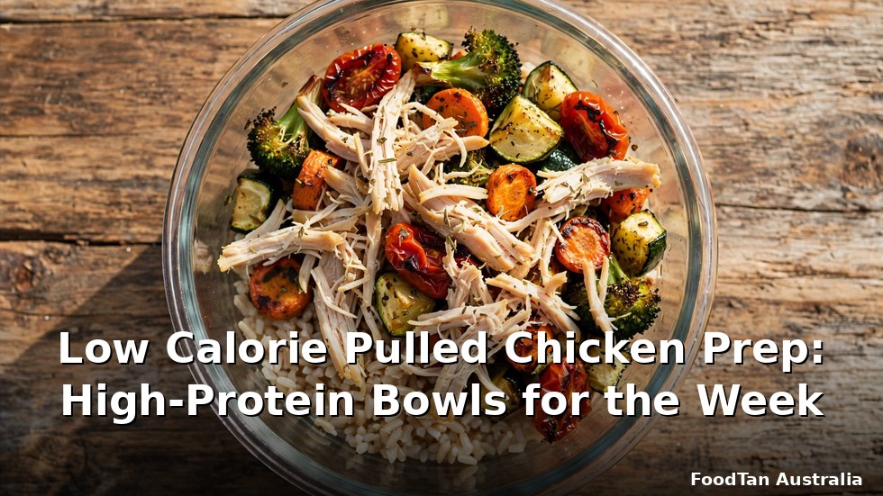 Low Calorie Pulled Chicken Prep: High-Protein Bowls for the Week