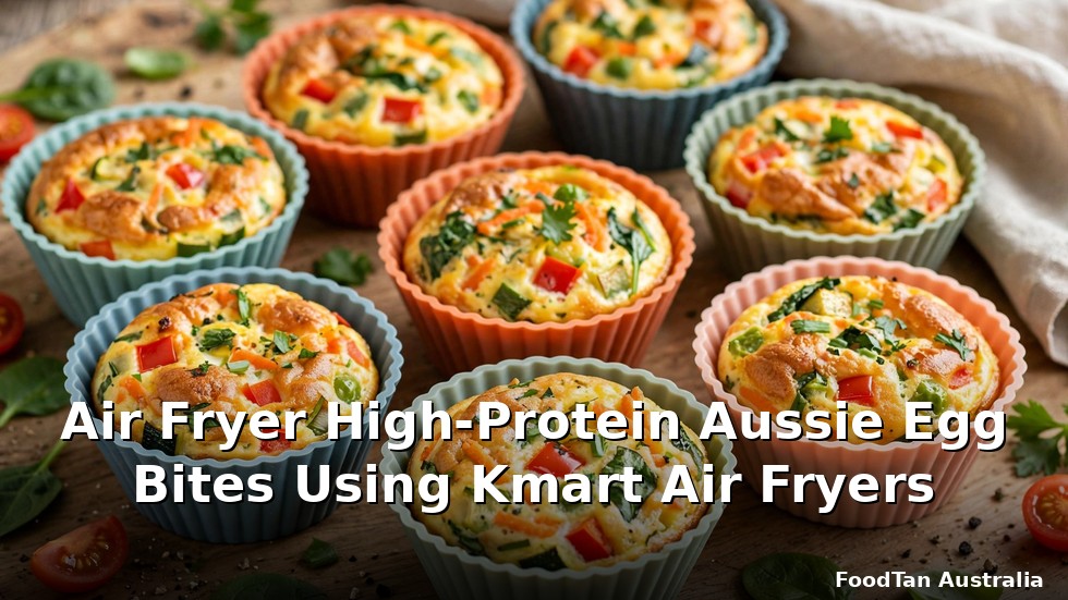 Air Fryer High-Protein Aussie Egg Bites Using Kmart Air Fryers