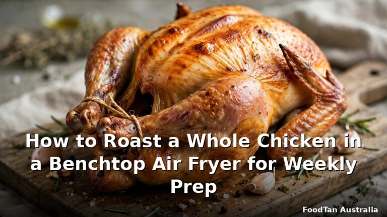 How to Roast a Whole Chicken in a Benchtop Air Fryer for Weekly Prep
