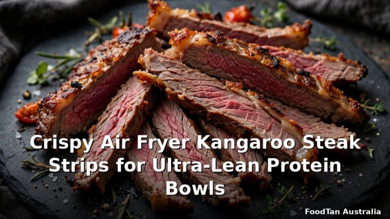 Crispy Air Fryer Kangaroo Steak Strips for Ultra-Lean Protein Bowls