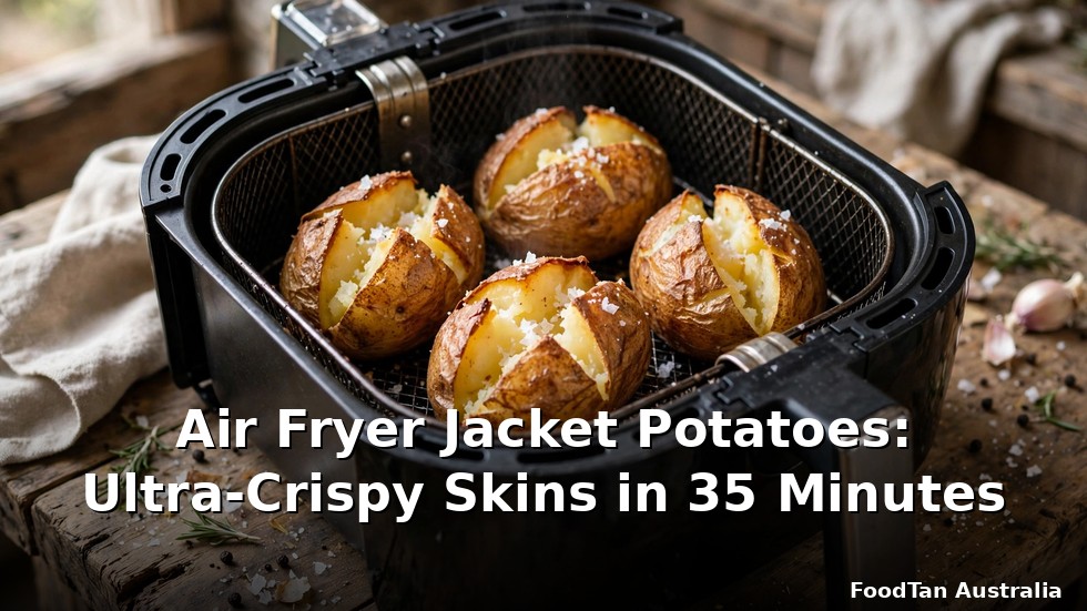 Air Fryer Jacket Potatoes: Ultra-Crispy Skins in 35 Minutes