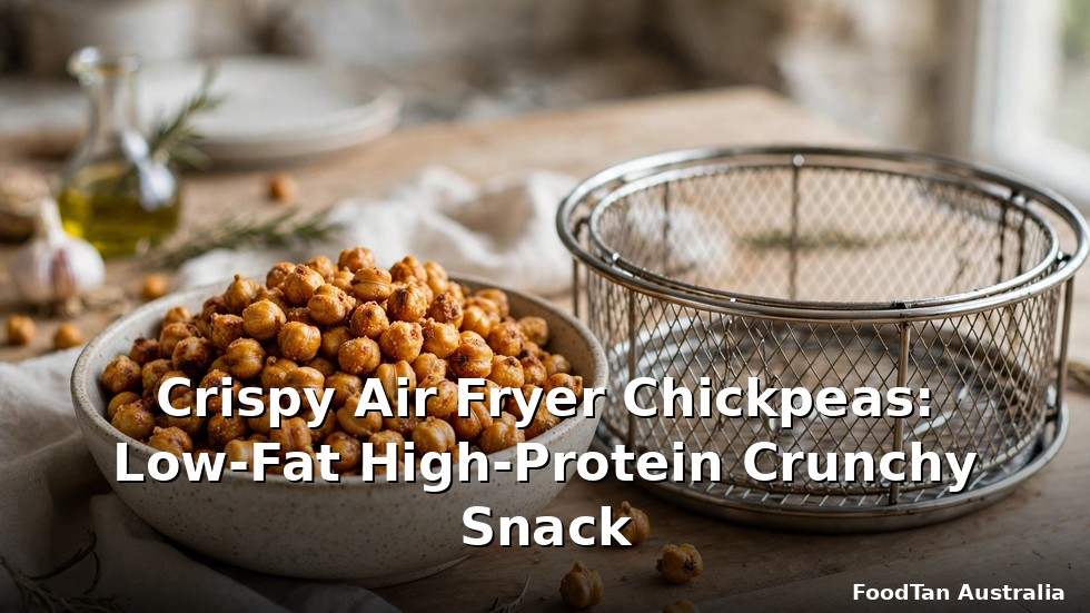 Crispy Air Fryer Chickpeas: Low-Fat High-Protein Crunchy Snack