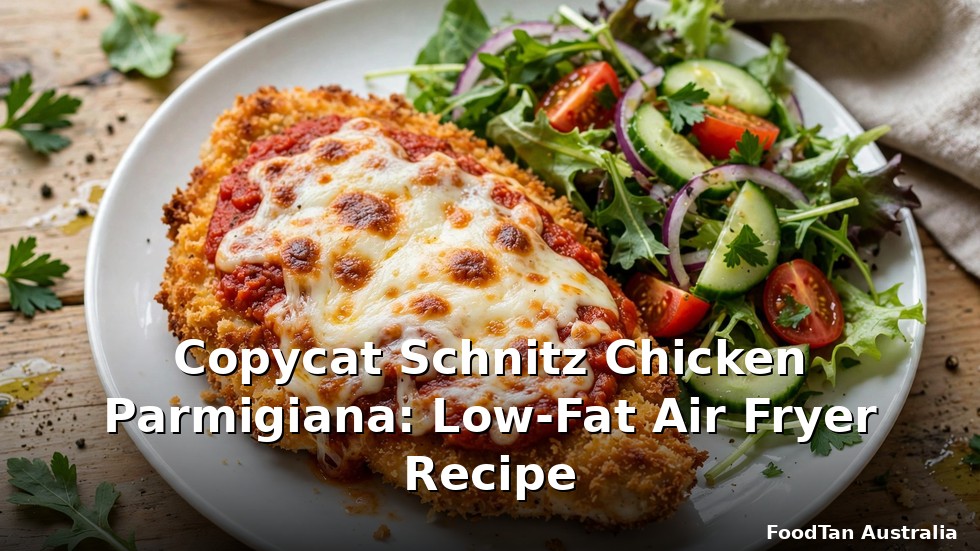 Copycat Schnitz Chicken Parmigiana: Low-Fat Air Fryer Recipe
