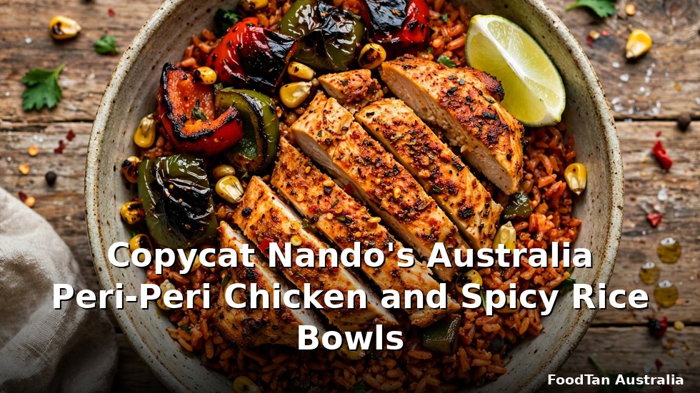 Copycat Nando's Australia Peri-Peri Chicken and Spicy Rice Bowls